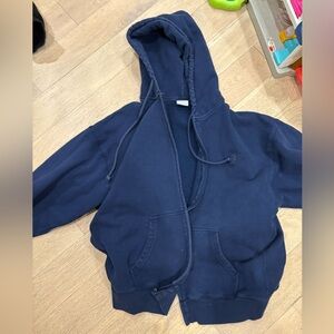 TNA COZY AF Deep Blue Hoodie